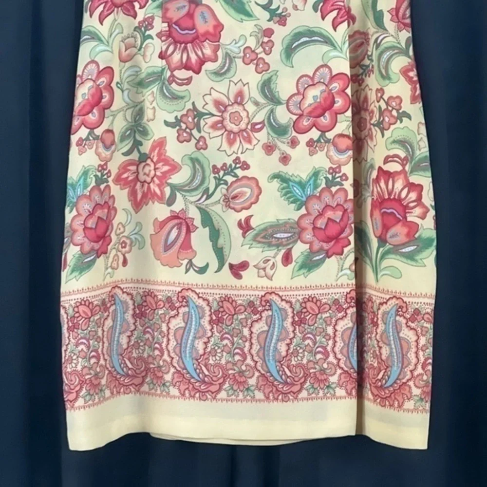 Colorful floral faux wrap skirt from Mix IT.